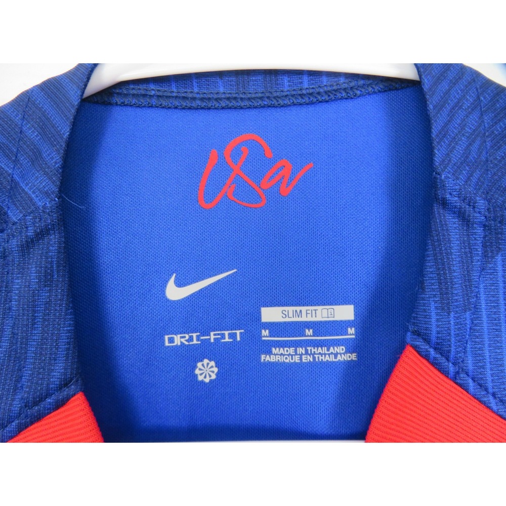 United States Soccer Shirt Womens Medium Blue Nike Dri Fit USA Jersey USWNT - Picture 5 of 8